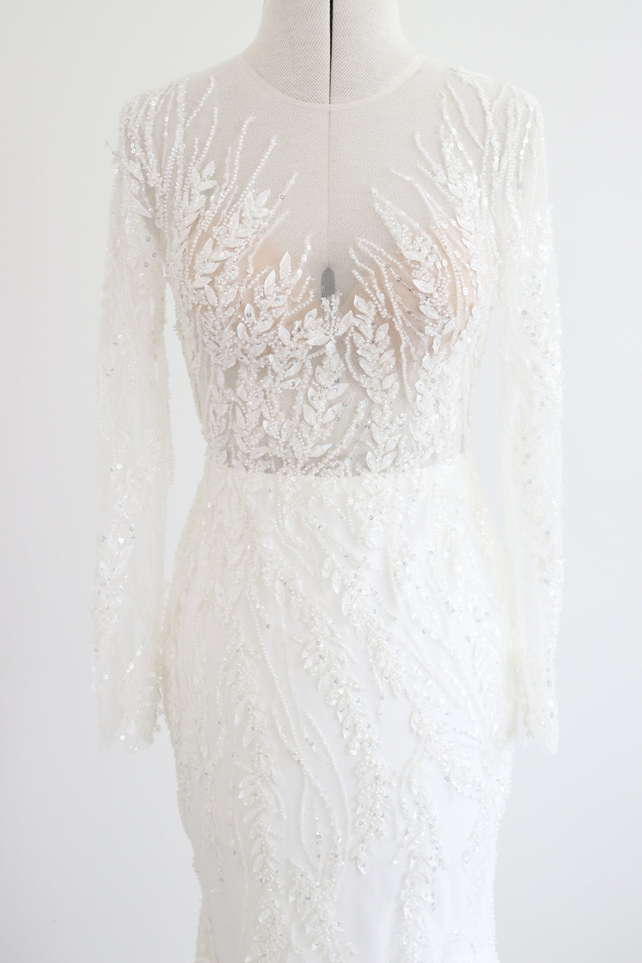 Anna Long Sleeve Wedding Dress Gown