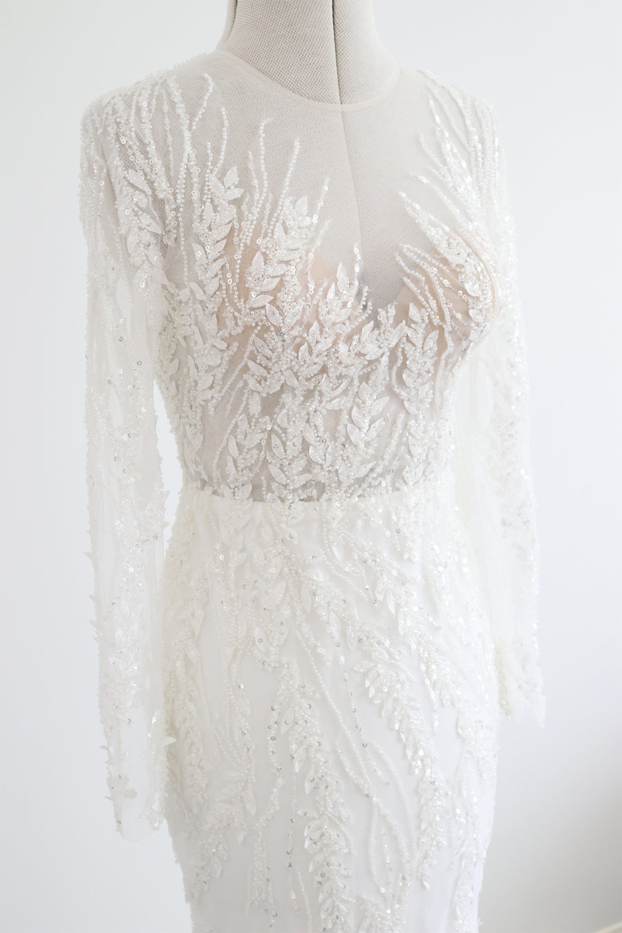 Anna Long Sleeve Wedding Dress Gown